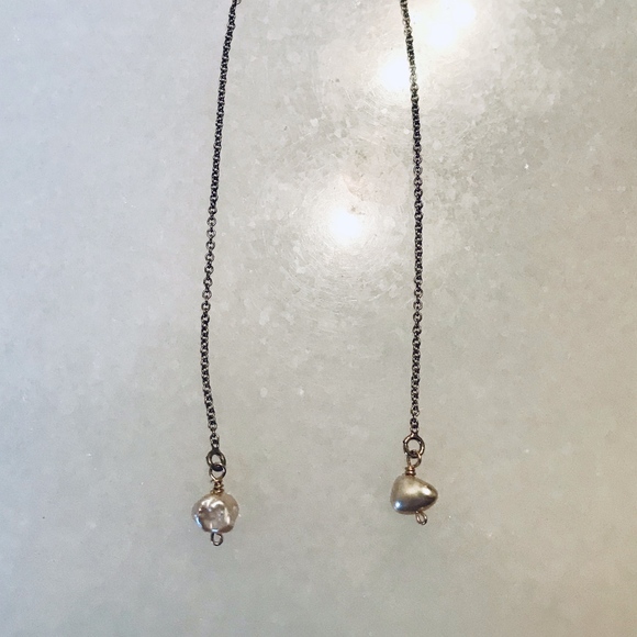 light pink real handmade earrings - Picture 1 of 1